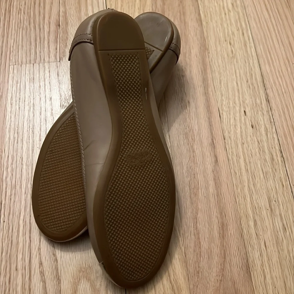 Coach flats. Beige/tan. Worn once. Like new. - Picture 3 of 5